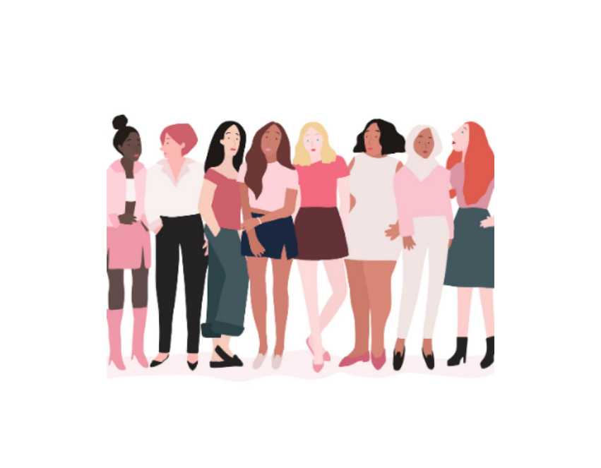 Diverse Women Graphic - Mentoring Women Webinar - <a href=https://adaa.org/webinar/professional/